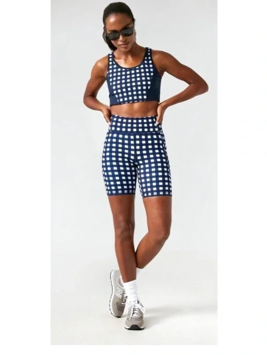 Tuckernuck Gingham Compression Shorts - Picture 1 of 5